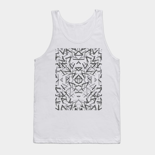 Black Thorns Pattern Tank Top by Tobe_Fonseca